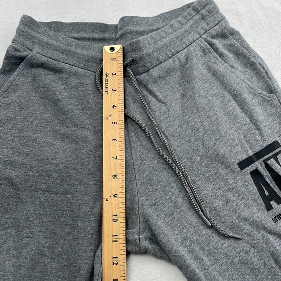Armani Exchange S Gray Elastic Drawstring Jogger Cotton Blend Sweatpants - Picture 8 of 16
